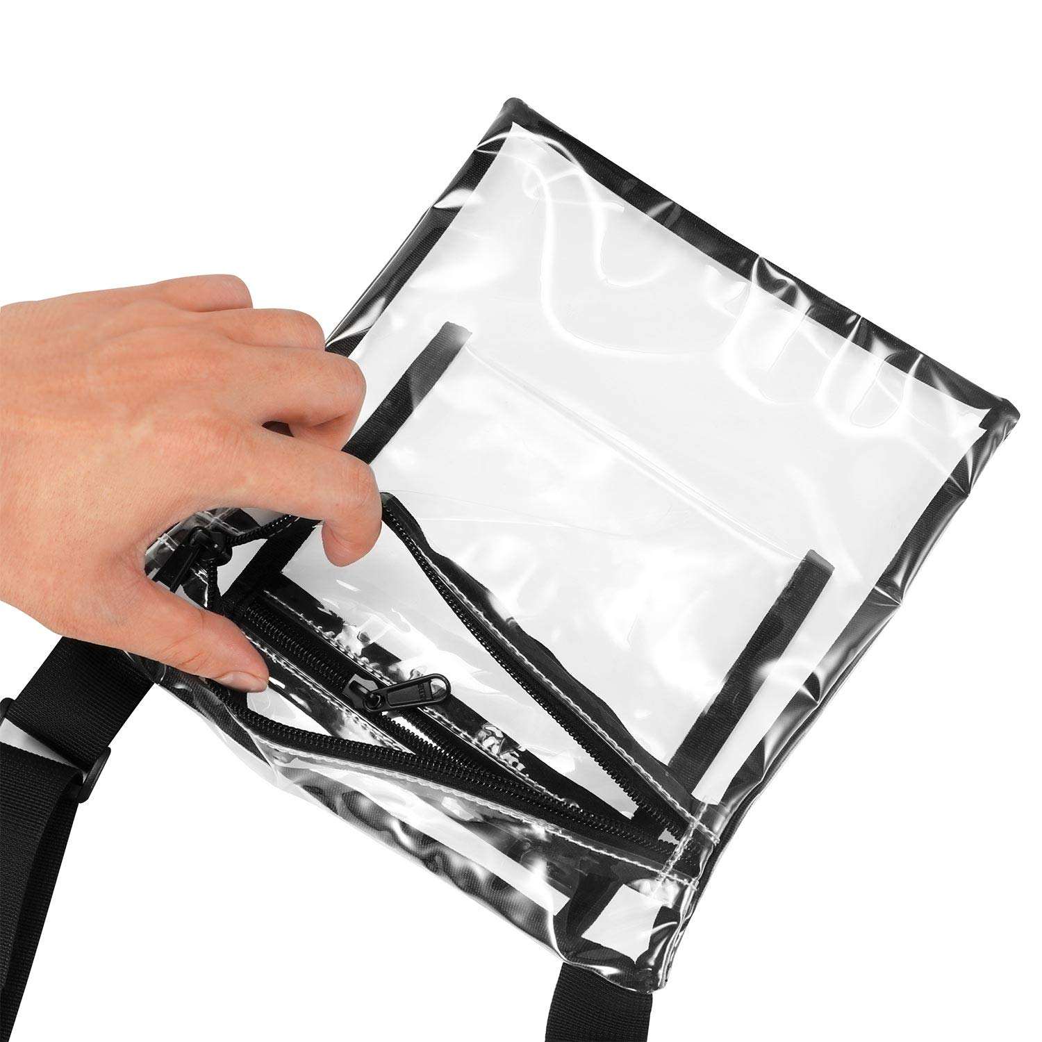 Clear Purse Stadium Approved Crossbody Bag with Inner Pocket