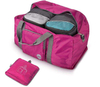 Pink Nylon Water Resistant Foldable Duffle Bag for Men And Women with Good Quality And Competitive Price