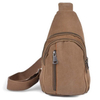 Heavy Duty Vintage Chest Sling Satcher Bag Large Crossbody Canvas Single Shoulder Bag Cross for Travel