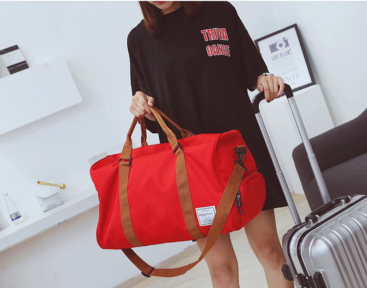 Overnight travelling bags personalized label travel oxford duffel overnight bag women duffle weekender bags