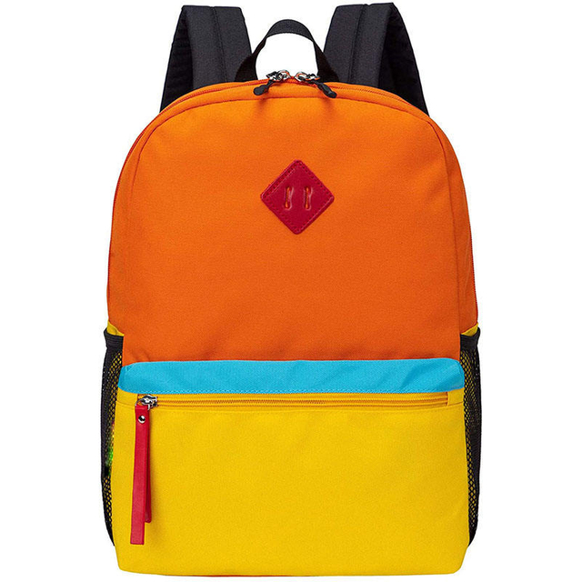 Bright Colorful Cute Travel Mini Preschool Kindergarten Kids School Backpack Bag with Chest Strap