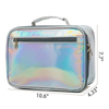 Wholesale Holographic PU Girls Boys School Lunch Bag Portable Cooler Bag