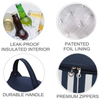 New Designed Waterproof Food Drinks Thermal Tote Bag Travel Grocery Carrier Insulated Picnic Baskets Shopping Basket Cooler Bag