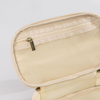 Portable Handle PU Leather Cosmetic Storage Bag Multifunction Travel Makeup Brush Small Accessories Organizer Case
