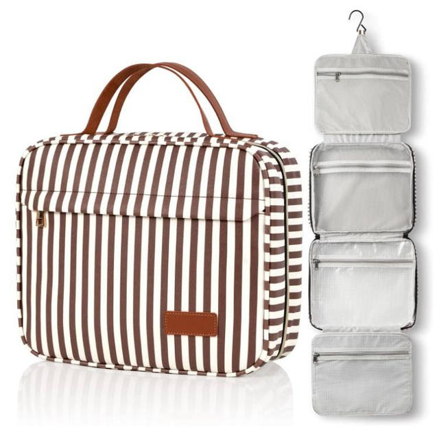 Bulk Designed Folding Collapsible Makeup Organizer Waterproof Hanging Toiletry Bag Custom Makeup Bags Cosmetic Bags