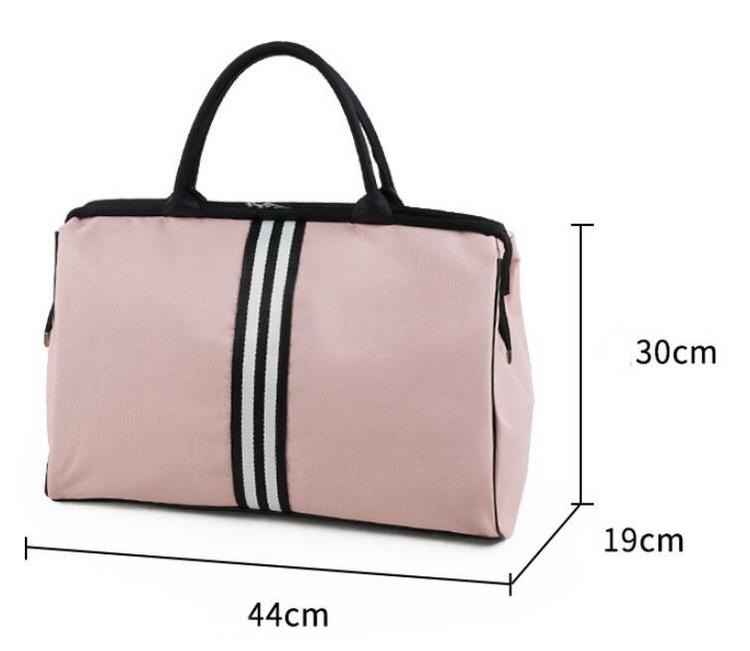 Stylish girls duffel carry-on shoulder overnight weekend shoes sport bag duffle bag manufacturers