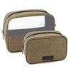 Cheap Wholesale Promotional Men Travel Cosmetic Organizer Custom Logo Toiletry Bag Set