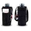 Heavy Duty Canvas Bottle Bag Sling Crossbody Bag Sports Water Bottle Carrier Holder Bag with Shoulder Strap