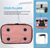 High Quality Large Capacity Folding Shopping Basket Cooler Aluminum Frame Folding Collapsible Picnic Cooler Bag