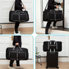 Practical weekender duffel bag black yellow luggage travel bags for Women Men