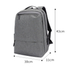 Fashion Daily Men Ladies Day Pack Durable Double Shoulder Bag Business Laptop Backpack With USB Charge Port