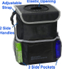 Waterproof Car Trash Can with Lid And Storage Pockets Car Trash Can Garbage Bag