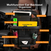 Multifunctional Back Seat Car Organizer PU Leather Car Cup Holder Expander Organizer