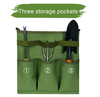 Garden Tool Storage Bag, Crossbody Gardening Tool Bag Organizer with 3 Exterior Pockets