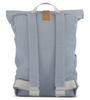 Male Canvas Roll Top Travel Rucksack Backpack Waterproof Bag Pack Made of Recycled Canvas