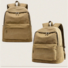 Wholesale Modern School Canvas Backpack Quality Assured Laptop Unisex Heavyweight Cotton Backpack Bag