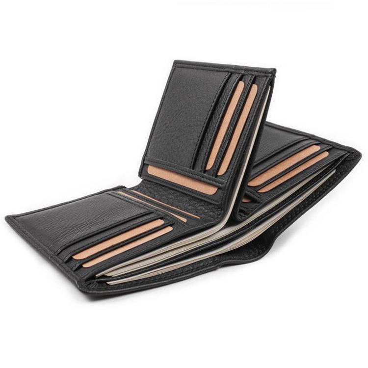 Travel lather wallet long purse for men slim credit card holder wallet leather