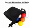 Custom Logo Waterproof with Pencils Sports Zipper Golf Tee Valuable Golf Ball Pouch