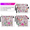 Eco friendly reusable sandwich bag dual layer snack bag with zipper fpr kids