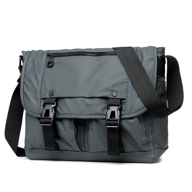 custom logo laptop crossbody messenger bag with multi pockets waterproof adjustable shoulder bag