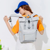 Men Women Waterproof Anti Theft Roll Top Backpack Bag Lightweight Travel Laptop Backpack Casual School Bookbag for Student