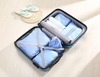 New Arrival Lightweight Luggage Compression Pouches 6 Pcs Packing Cubes Set Travel Bag Organiser with Shoe Bag