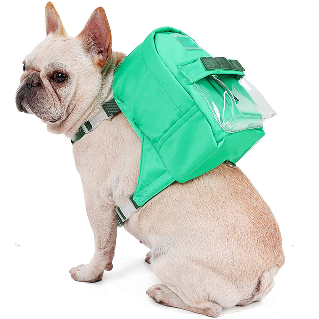 Outdoor Hiking Travel Walking Pet Self-Wearing Bag Dog Pack Pup Daypack Backpack Vest Mini Carrier Dog Backpack Saddle Bag