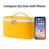 Zipper Waterproof PU Leather Travel Beauty Make Up Organizer Bag Portable Cosmetic Bag