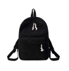 Small Mini Canvas Cotton Corduroy Soft Portable Custom Casual School Backpack Bag For Kids And Teenager