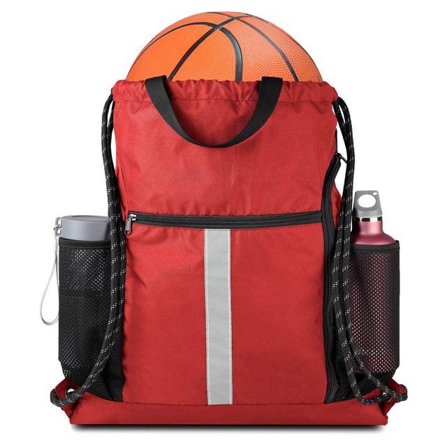 Drawstring Backpack Custom Drawstring Backpack Sports Gym Bag With Shoe Compartment And Two Water Bottle Holder String Bag