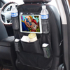 New car tissue holder organizer with accessories ipad car back seat organizer with multi pockets