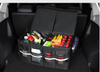 High Quality Car Space Backseat Organizer Car Organizers with Metal Handles Large Goods Cargo Storage Box Car Trunk Organizer