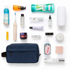 Waterproof Oxford Double Storage Toiletries Bag Men Travel Multifunctional Makeup Storage Bag Luggage Doggy Bag