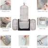 Waterproof Custom Logo Polyester Trousse Maquillage Travel Makeup Bag Hanging Toiletry Bags for Women