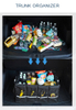 Heavy Duty Expandable Cargo Storage Organizers Large Capacity Auto Car Trunk Organizer