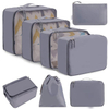 8 Pcs Set Lightweight Printing Luggage Suitcase Storage Organizer Cosmetic Pouch Fashion Travel Packing Cubes