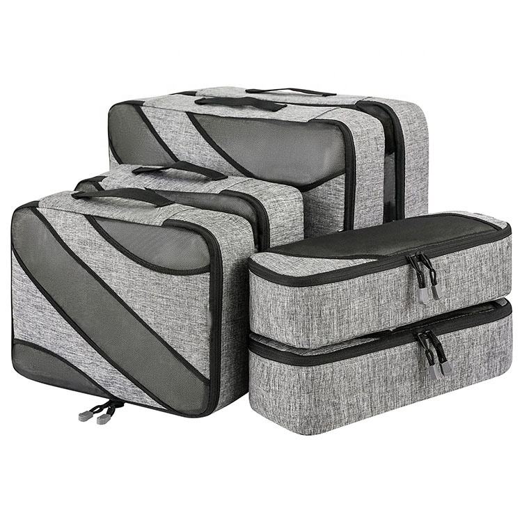 eco-friendly cloth underwear compression storage bag pouch luggage foldable packing cubes travel organizer
