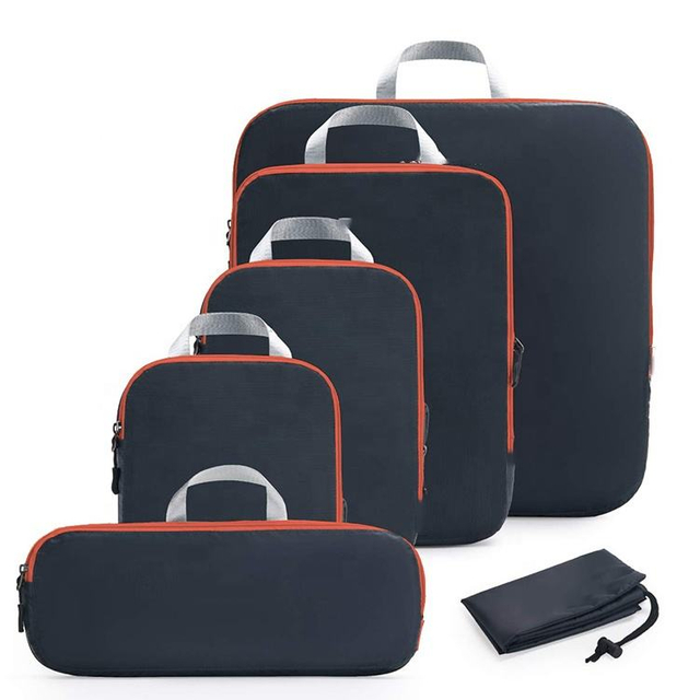 New Style 6 Pcs Set Portable Travel Underwear Luggage Organizer Bag Lightweight Accessory Packing Cubes for Kids