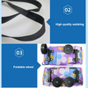 1 PC 2 in 1foldable Shopping Trolley Bag Custom Logo Portable Shopping Handbag Storage Bag on Wheels