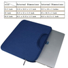 Fashion resistant shock pink neoprene laptop sleeve bag for women slim durable brieifcase laptop bag