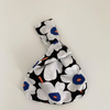Full Printing Lovely Cotton Wrist Bag Girl Ladies Wrist Purse Knot Bag Outside Walking Shopping Small Wallet Bag