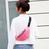 Holographic Fanny Pack Women Girls Waterproof Cute Waist Bag Shiny Pink Waist Bum Bag
