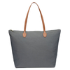 custom logo waterproof shoulder tote bag for women lightweight oxford handbag for travel shopping work