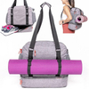 Multi functional yoga mat bag backpack with shoe compartment custom yoga mat tote bag carryall bag for yoga, gym