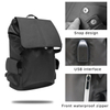 New Design PU Leather Waterproof Laptop Backpack Smart USB Travel Backpack Bag Custom Logo
