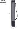 Factory Price 6 Can Cooler Sleeve Insulated 6 Can Cooler Tube with Adjustable Shoulder Strap Golf Beer Cooler with Can Opening