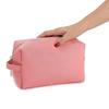 Colorful Waterproof PU Leather Makeup Pouch Bag Small Travel Cosmetic Carry Bag