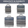 Custom Waterproof Travel Luggage Storage Organizer Clothing Travel Carrier Unisex Compression Packing Cubes