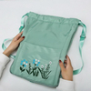 Hot Sell Oxford Foldable Drawstring Bag Custom Polyester Drawstring Backpack for Men Women Wholesale