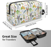 Wholesale Customised Printed Waterproof Travel Toiletry Bathroom Organizer Girl Small Makeup Pouch Bag Cosmetic Case for Ladies